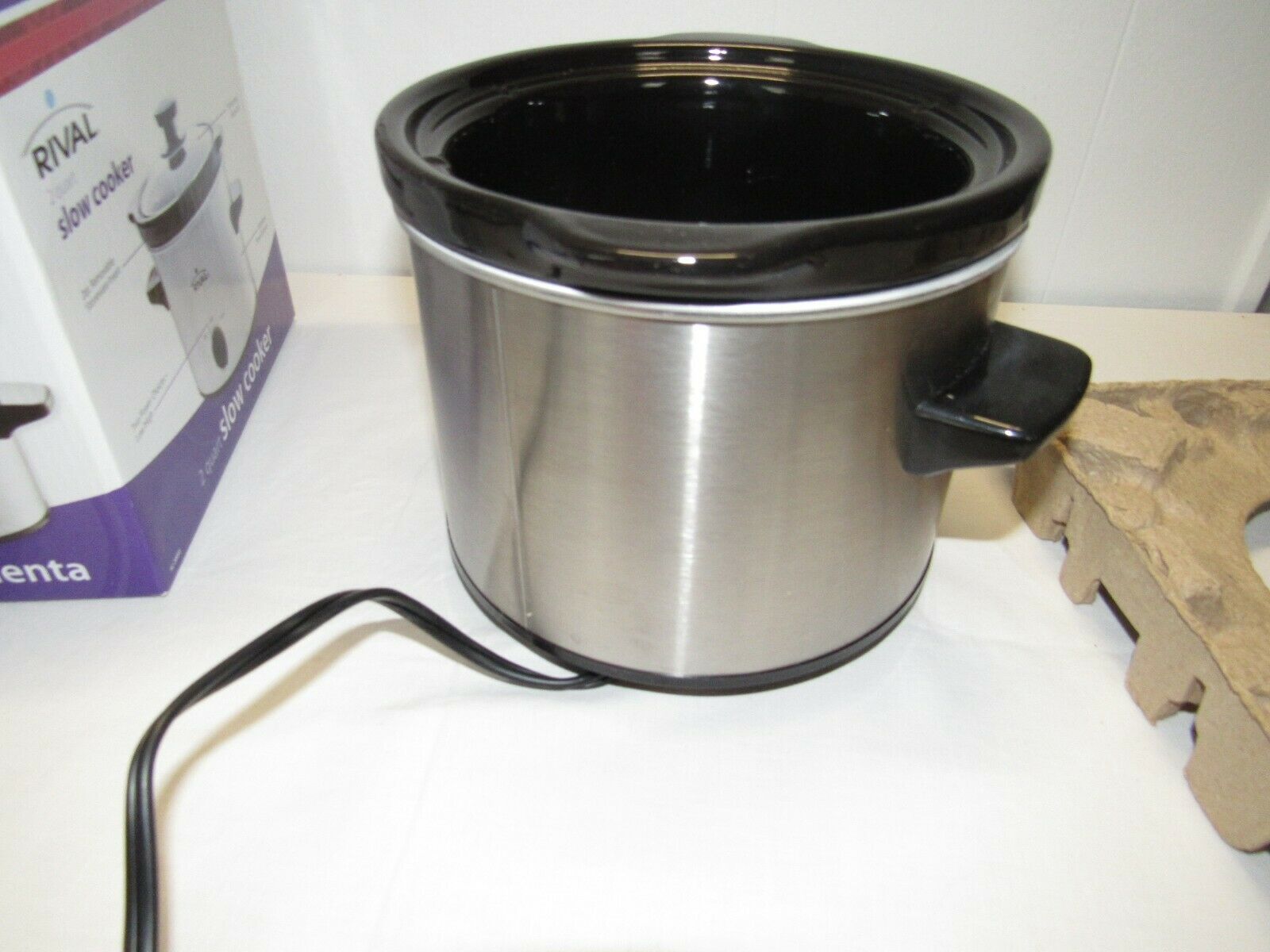 Rival 2 Quart Stainless Steel Slow Cooker Cookers & Steamers