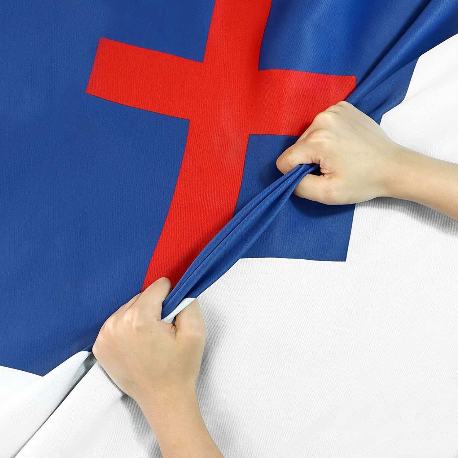 Anley Rip-Proof Double Sided 3-Ply Christian Flag 3x5 Foot Religious