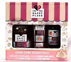 Find Your Happy Place Sweet Treats Brown Sugar Caramel 3 Pc Hand Care Essentials
