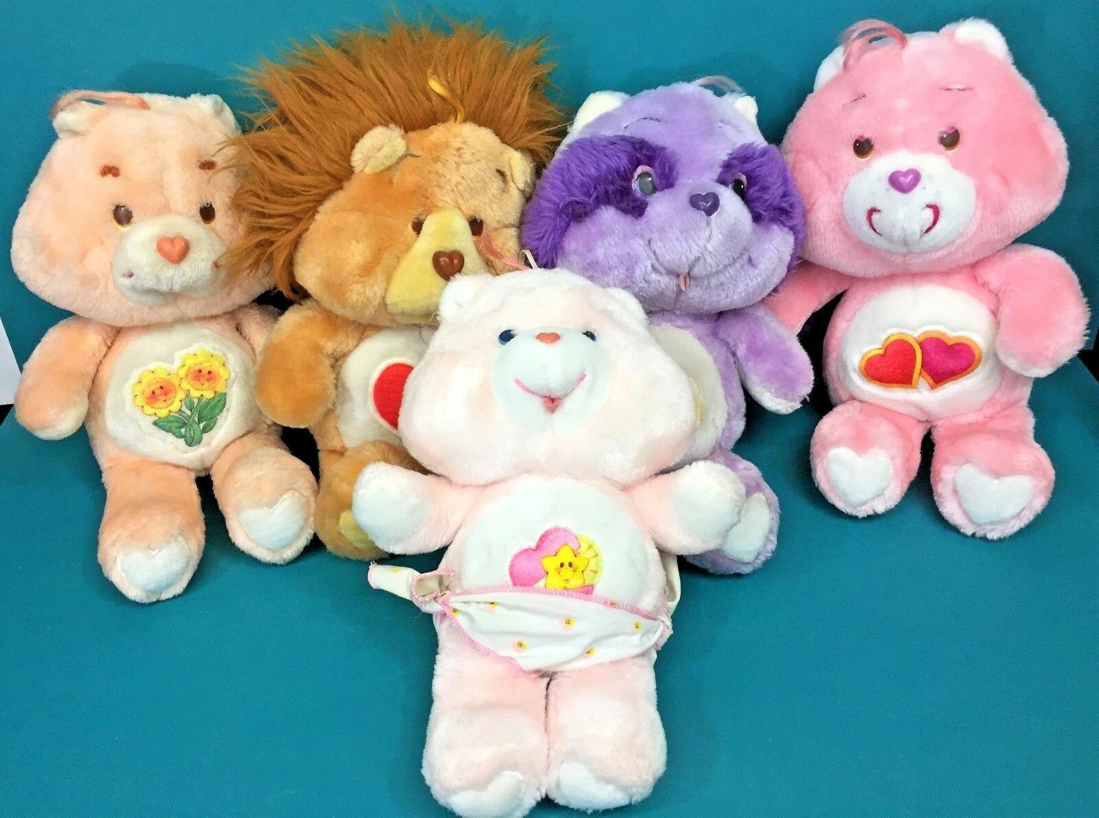 Gentle Heart Lamb Vintage Care Bear 13 inch Plush Toy Stuffed Kenner 1983 