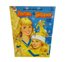 Vintage 1979 Barbie & Skipper Whitman Mattel Color + Activity Book Never Used - $20.74