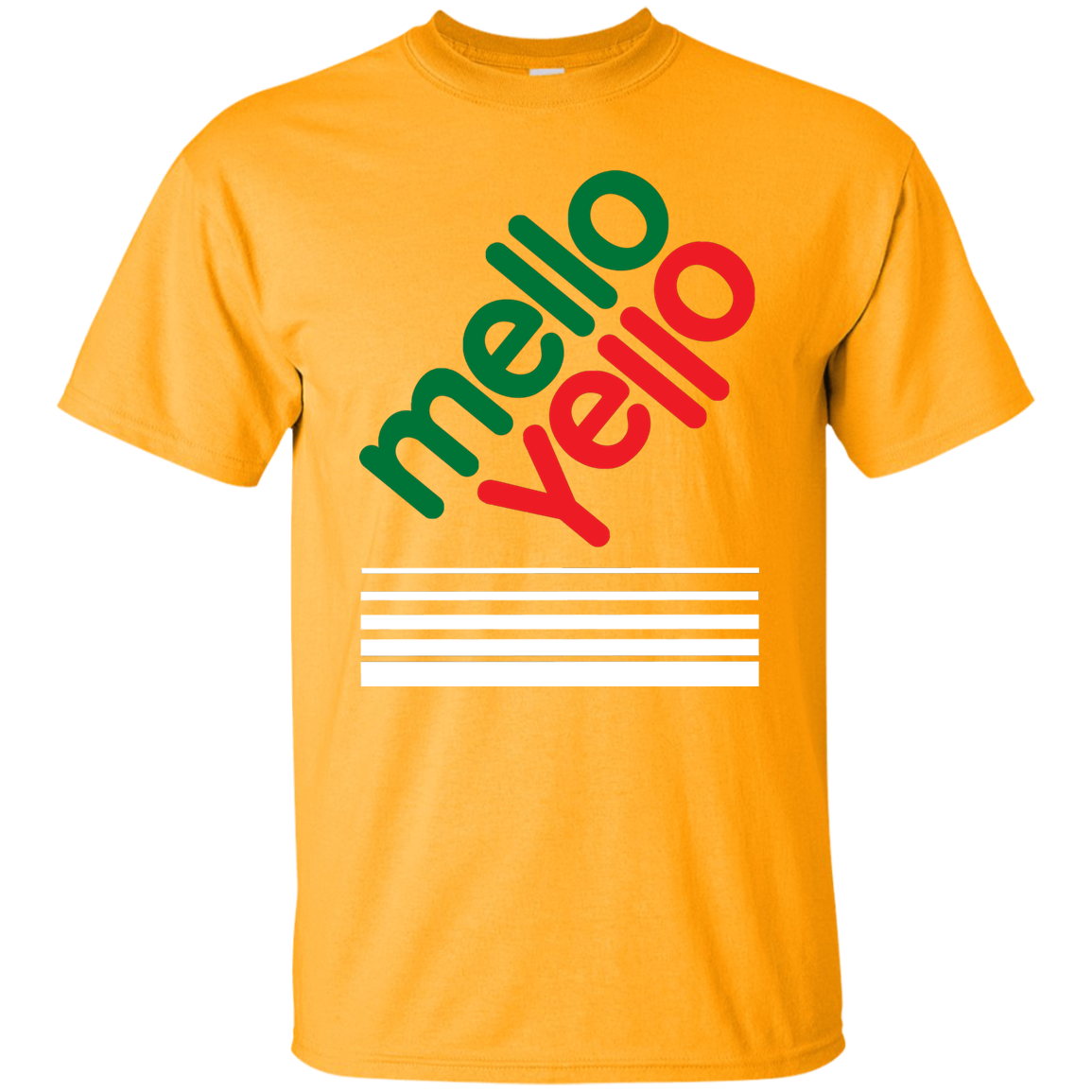 Mello Yellow Retro Soft Drink Soda Pop T Shirt Black T Shirts