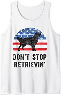 Primary image for Don't Stop Retrieving American Golden Retriever 4th of July Tank Top