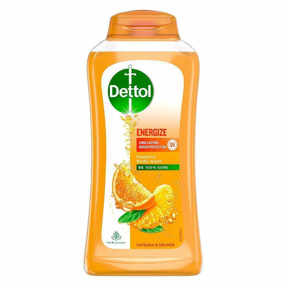 Dettol Body Wash and Shower Gel, Energize - 250ml