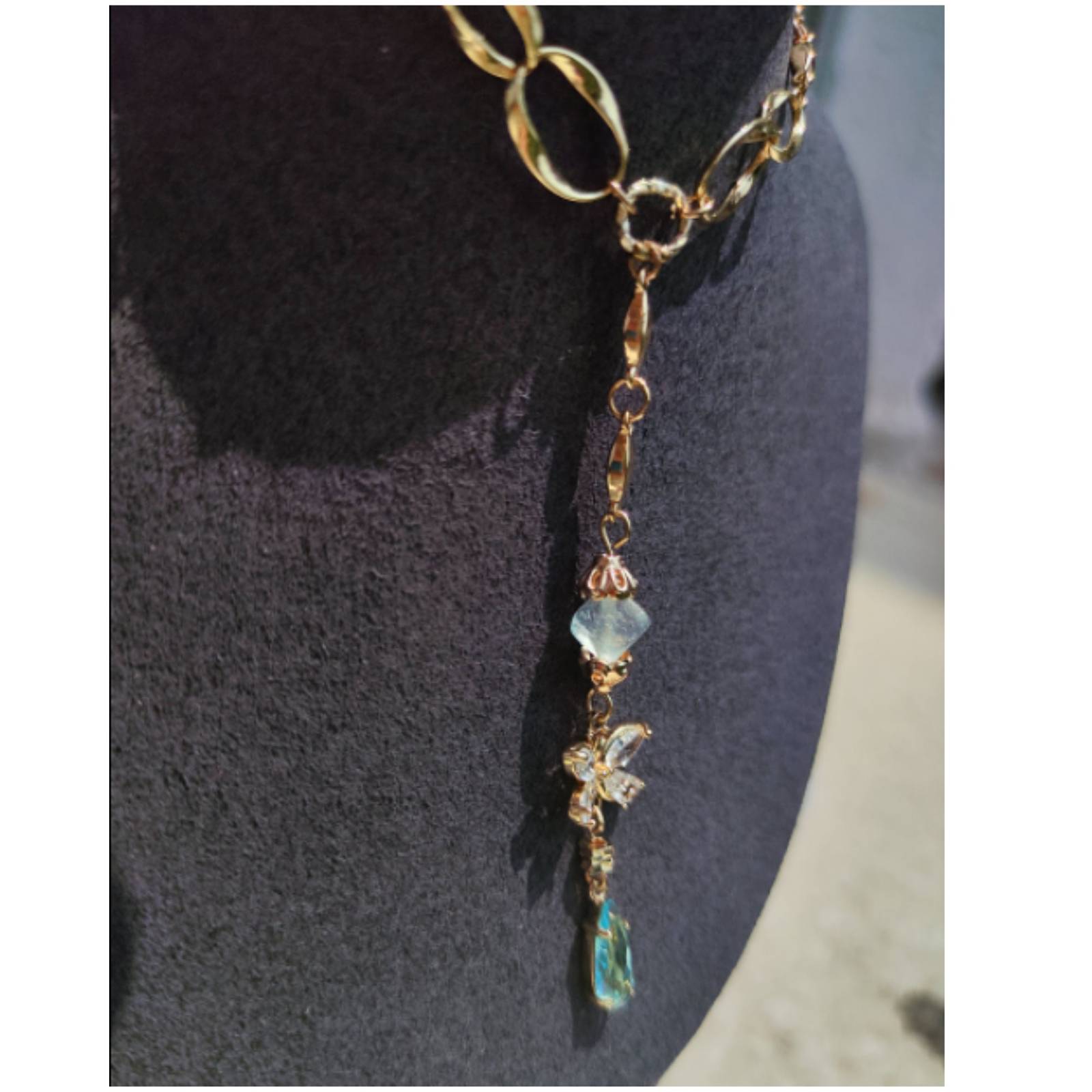 FFXIV inspired crystal necklace, Final Fantasy XIV, FF14 pendant ...