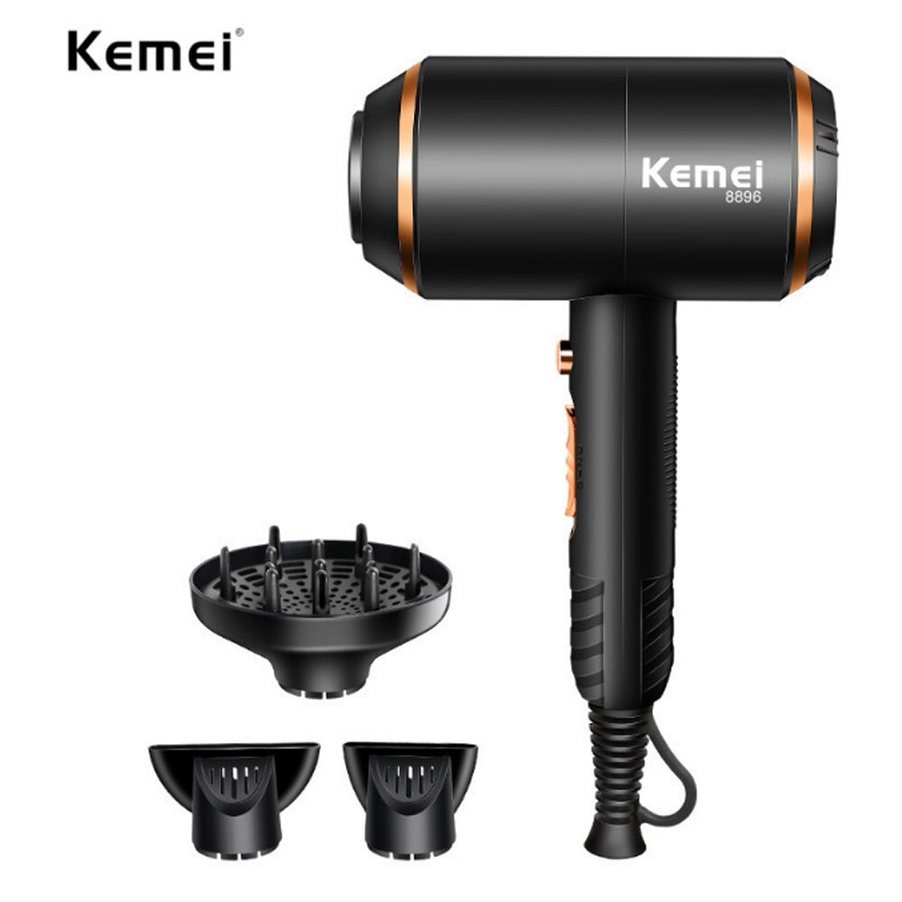 Kemei Professional Hair Dryer Strong Power 4000w Ionic Blow Dryers Electric Hair