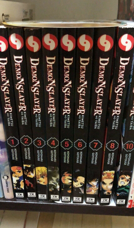 Demon Slayer Kimetsu No Yaiba Manga Volume 1-23 Set (English Version)