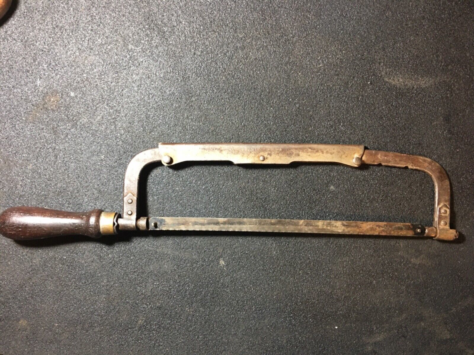 Millers Falls No. 9 Star Vintage Hacksaw w/ Bat Wing Adjuster Nut (Made