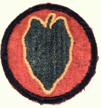 WW2 US Army 24th Infantry Division  Patch; Very Good Condition  - $14.83