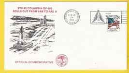 STS-62 COLUMBIA OV-102 ROLLS OUT FROM VAB TO PAD A KSC, FL FEB. 10 1994  - £1.47 GBP