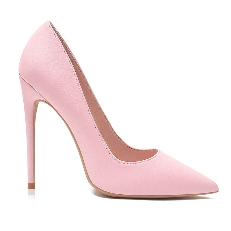 Genshuo Women Pumps Heeled Shoes Pointed Toe Sexy High Heel Shoes Stiletto High Women 7547