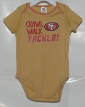 NFL Team Apparel San Francisco 49ers 6 12 Month Gold Baby Bodysuit image 1