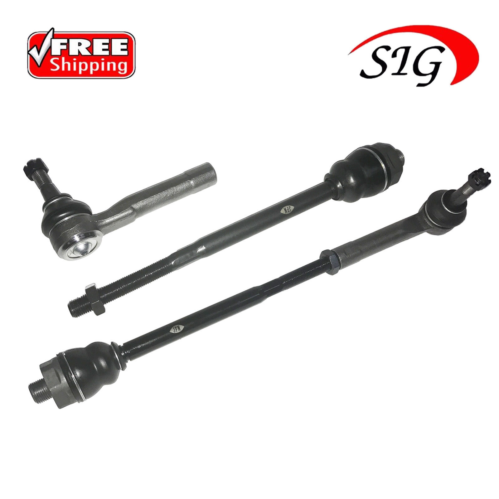4Pc JPN Front Inner & Outer Tie Rod End Kit for GMC Sierra 2500 1999