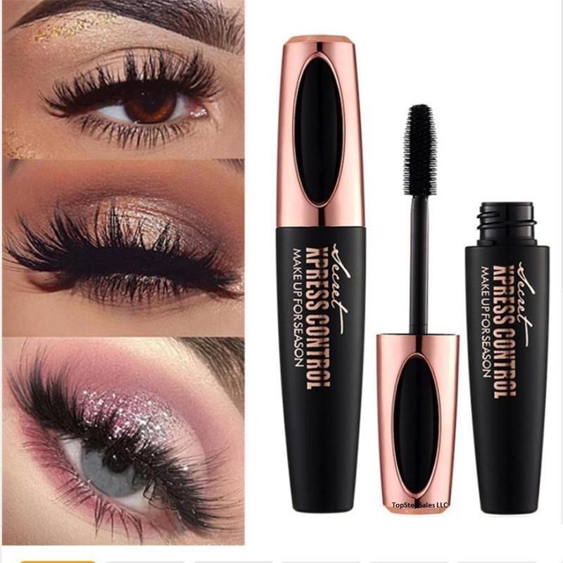 4d Silk Fiber Eyelash Mascara Extension Makeup Black Waterproof Eye Lashes Usa Mascara 