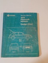 1978 Plymouth Horizon Dodge Omni Technical Service Manual - $10.87
