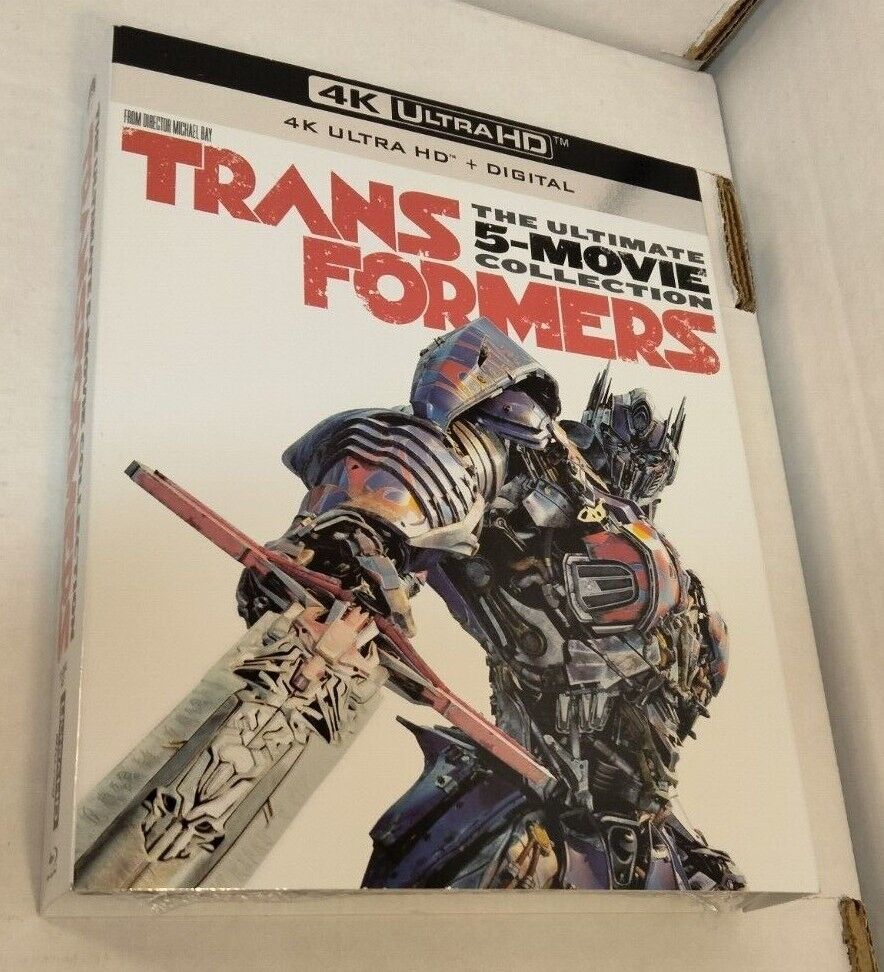 Transformers The Ultimate 5 Movie Collection (4KNo DIGITAL)Shipping w
