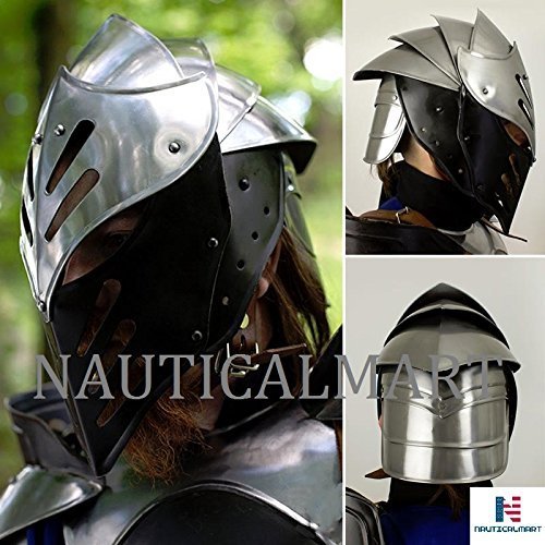 Black Ice Helmet Head Armour Silver By Nauticalmart - $168.27