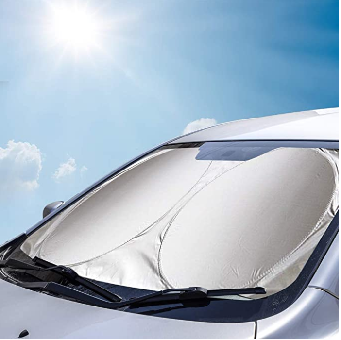 Foldable Jumbo Extra Large Sun Shade Truck Van Car Windshield Visor ...