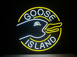 Brand New Chicago Goose Island Beer Bar Neon Light Sign 18"x 16" [High Quality] - $139.00
