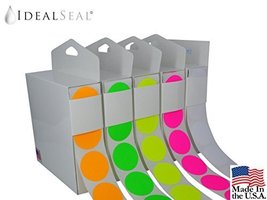 Color Coding Labels Super Bright Fluorescent Neon Yellow, Green, Orange, Pink, W - $54.59