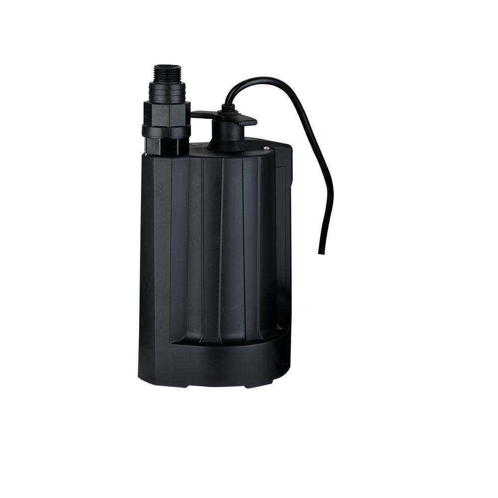 Acquaer Auto Submersible Utility Pump 1/3 HP 115Volt Portable