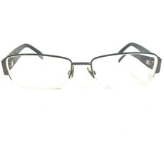Gucci GG2903 QUV Eyeglasses Frames Brown Monogram Logos Half Rim 53-16-135 - $140.24