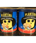 Kraft Planters Baby Nut Rebrand Mascot 6oz Classic Peanuts 2 Cans Limite... - $6.49