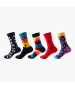 Anysox 5 Pairs One Size 5-11 Mixed Color Socks Cotton Mushrooms for Woman  - $26.91+