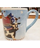 Willraye Studio Santa Riding Cow Christmas Mug 2000 - $14.03