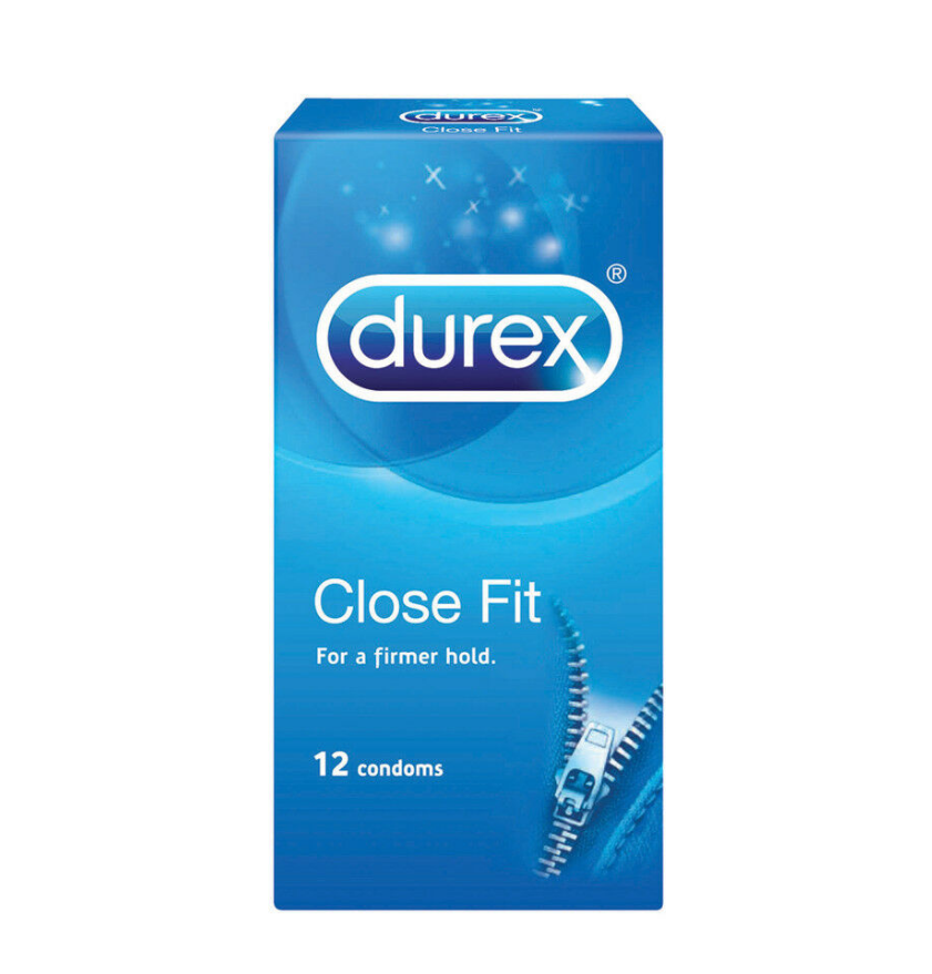 Durex Close Fit Snug Fit Tight Fitting Condoms, 12S X 2 Boxes, 100% Original