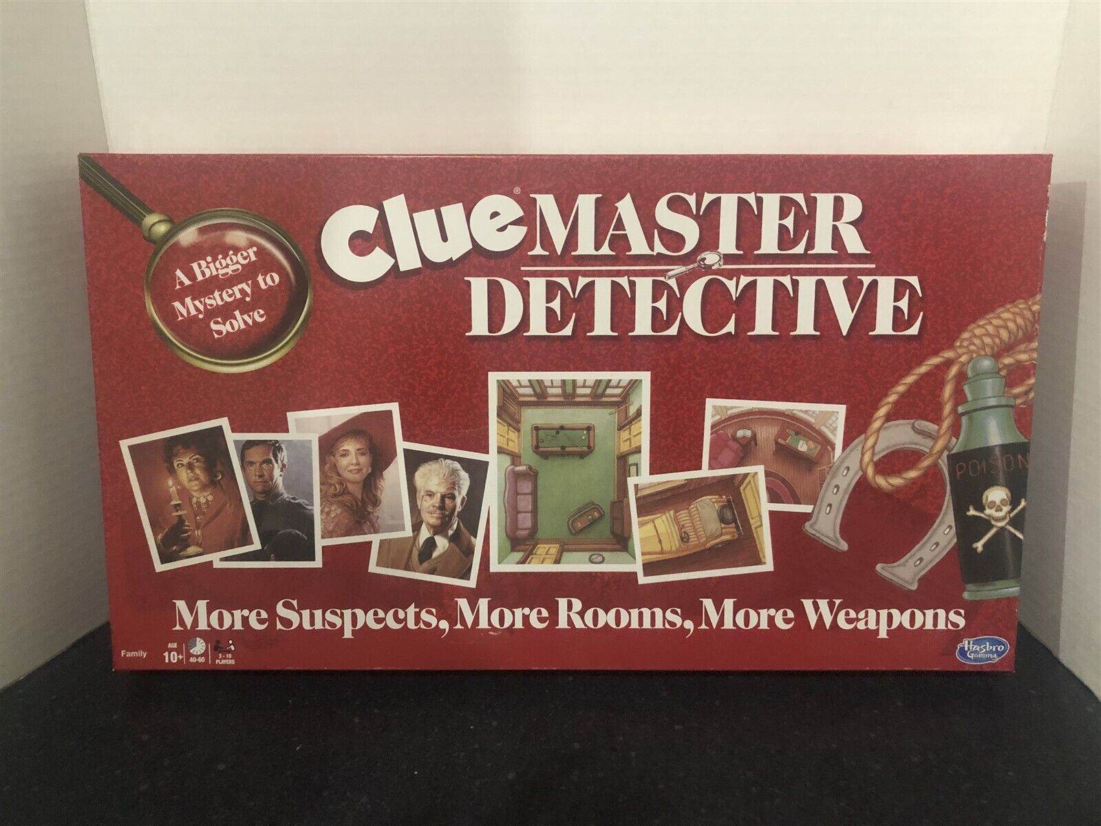 Clue Master Detective Board Game Winning Moves Complete Excellent 