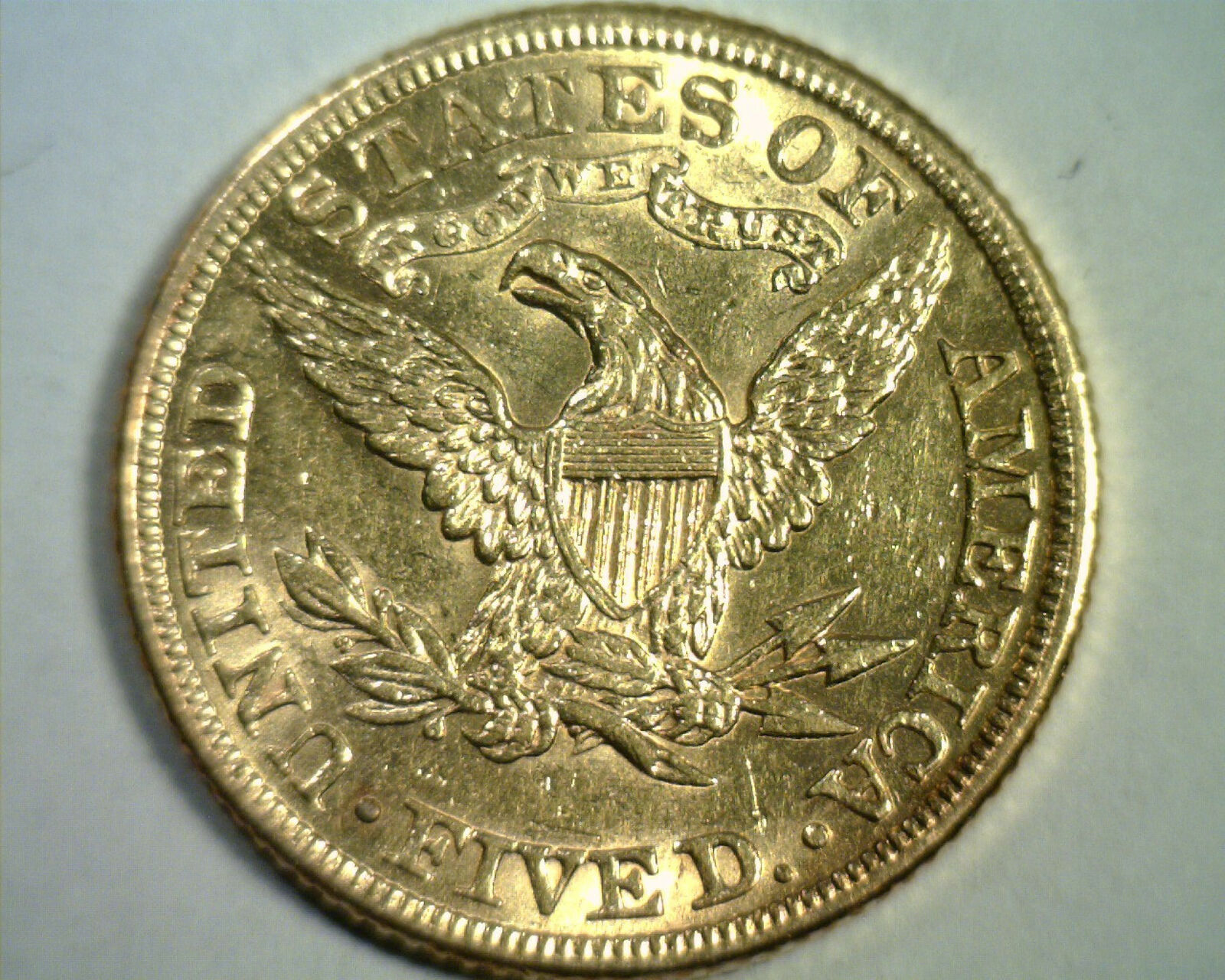 1881 FIVE DOLLAR LIBERTY GOLD UNCIRCULATED+ UNC.+ NICE ORIGINAL COIN ...