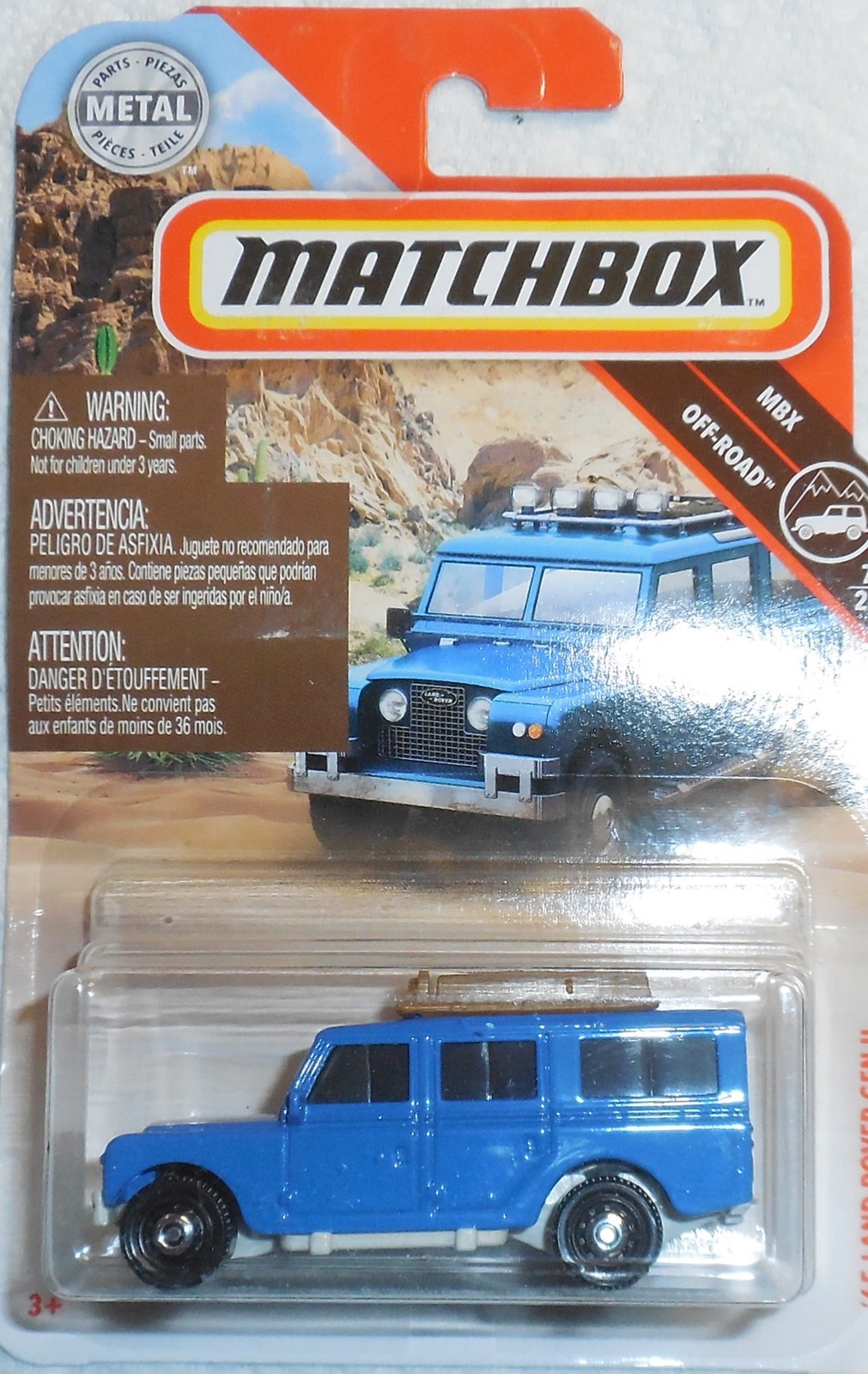 Matchbox 2019 '65 Land Rover Gen ll #64/100 MBX Off Road #7/20 Mint On Card