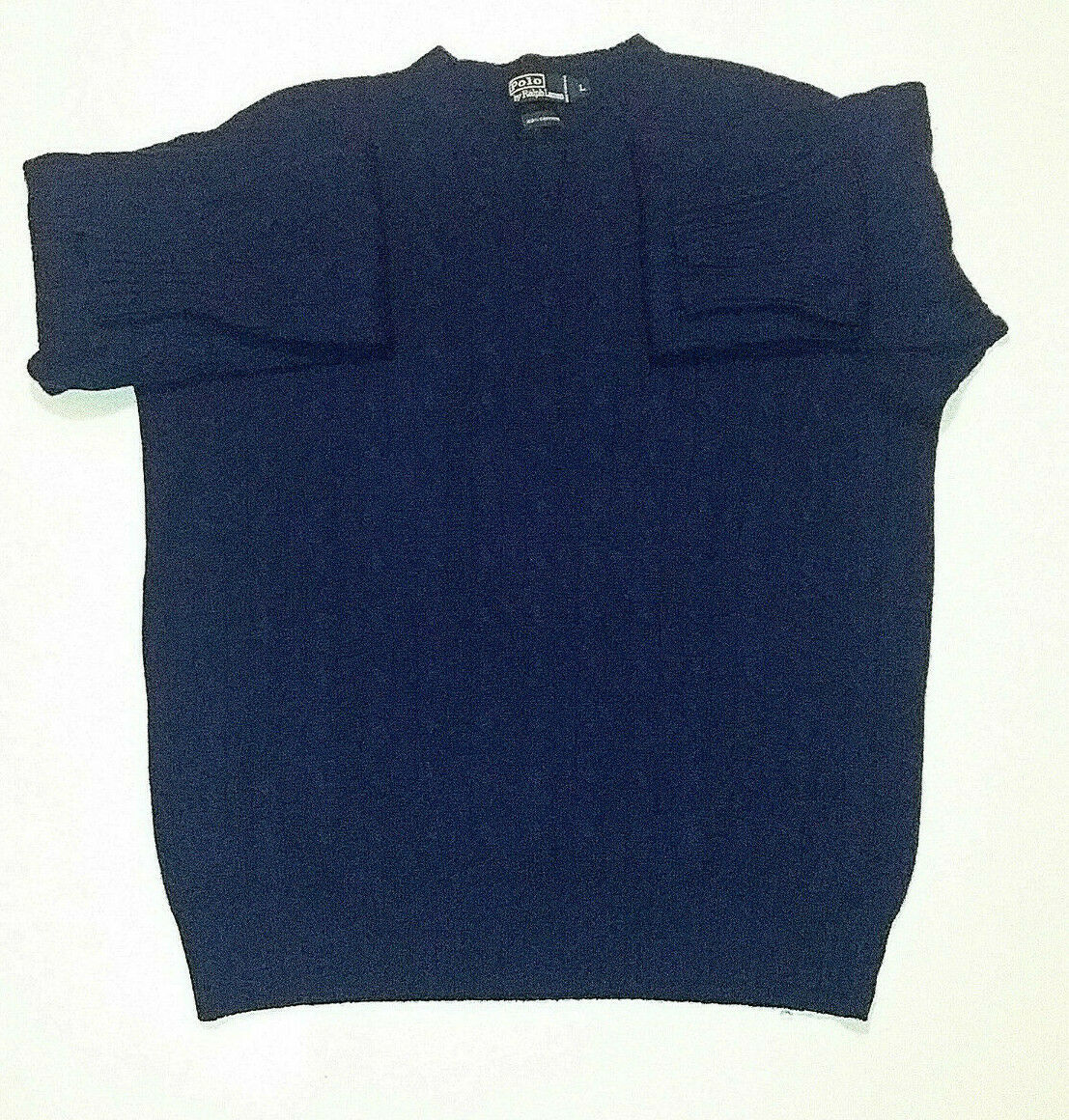 Polo By Ralph Lauren Blue Cashmere Sweater Hong Mens Large RN 41381 ...