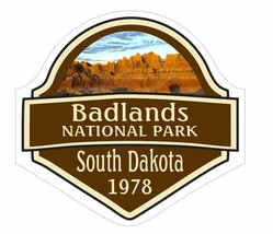 Badlands National Park Sticker Decal R837 You Choose Size - $1.45+