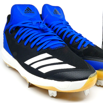 Size 10.5 Adidas Boost Icon 4 Baseball Cleats CG5154 Black Blue NWT No Box - $28.92