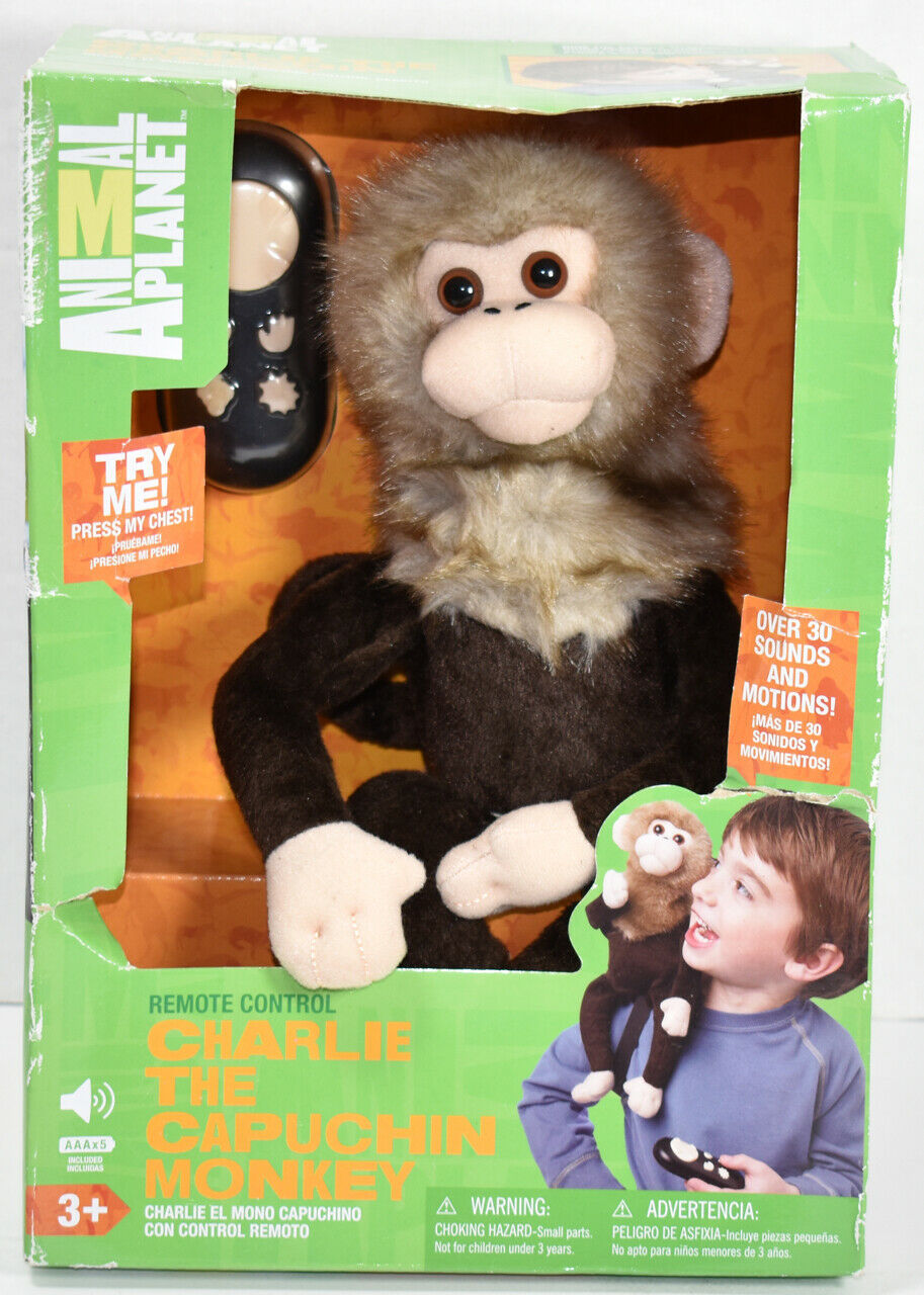 Toys R Us ANIMAL CHARLIE THE CAPUCHIN Remote Control ROBOT