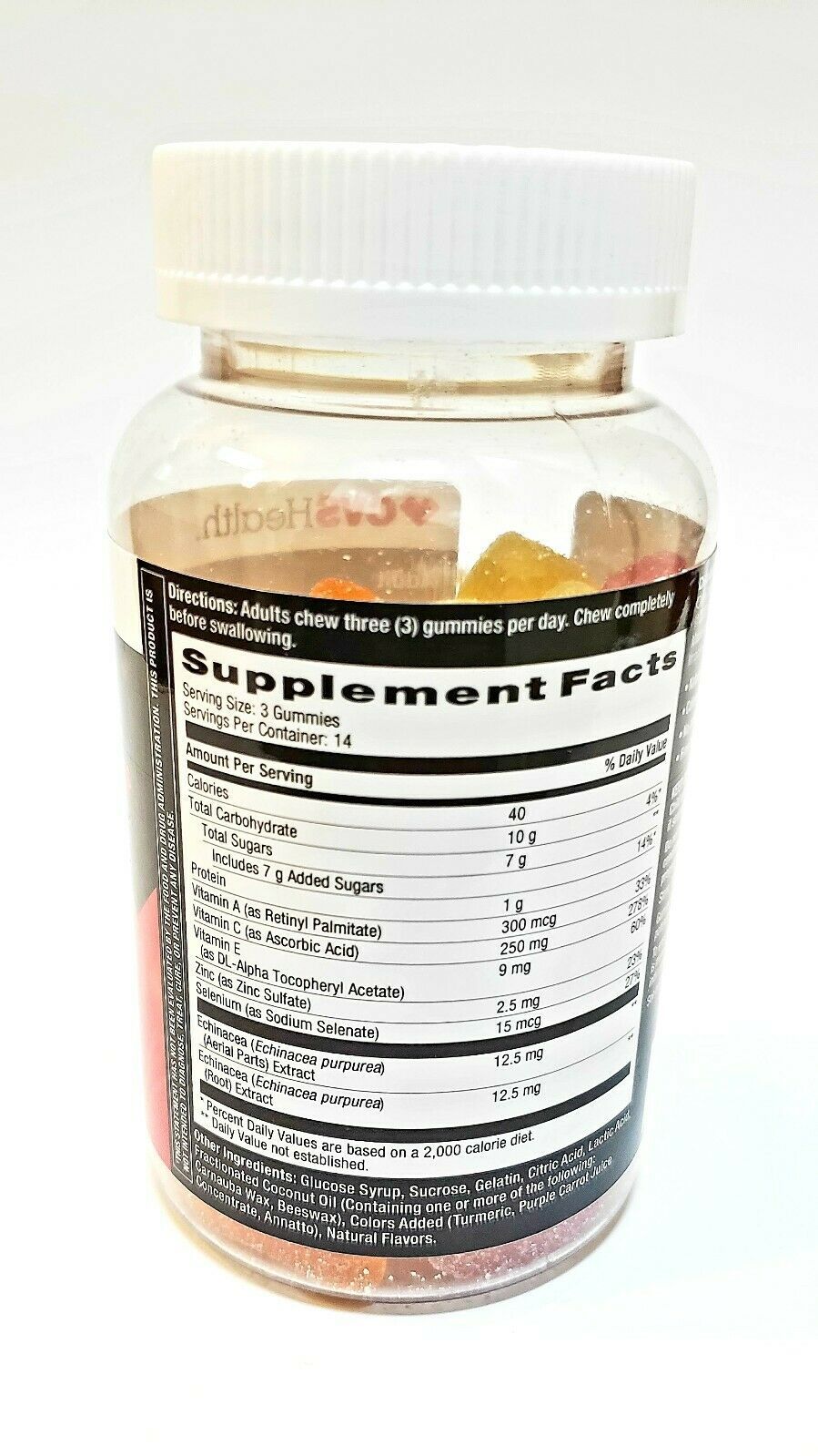 CVS Health AirShield Gummies, Full Immune Support Supplement 42 Ct Exp