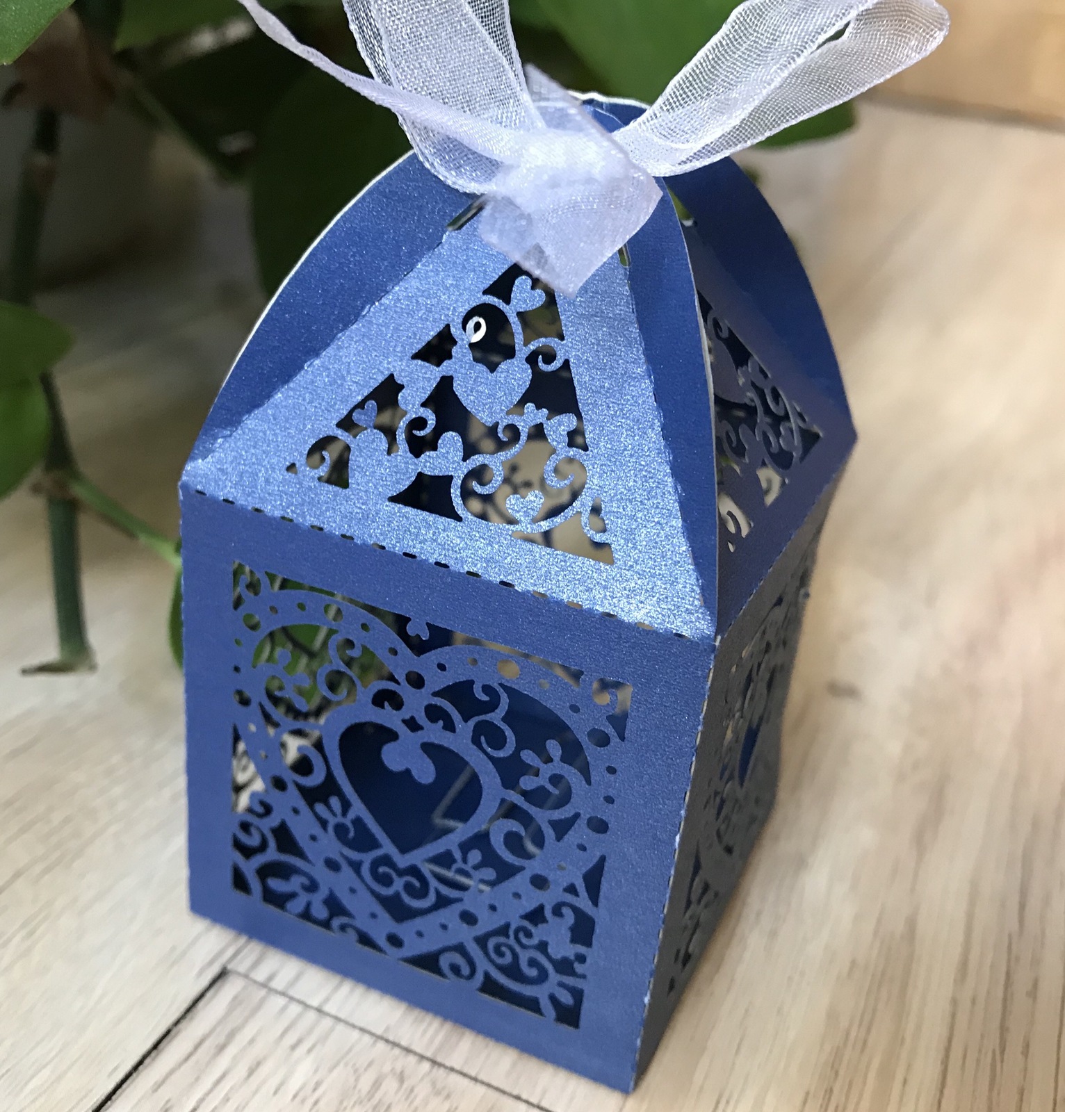 100pcs Laser Cut Gift Boxes,Favor Boxes ,Bridal Shower Decorations