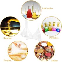 5 Funnels  -  Width: 1.2" -  For Perfume, Essential Oils, Lab, Spices, Sand Art image 8