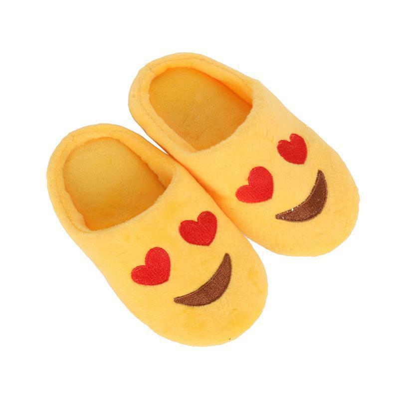 Unisex Cotton Flip Flop Plush Slippers For Toddler Rubber Outsole Flat Heels New