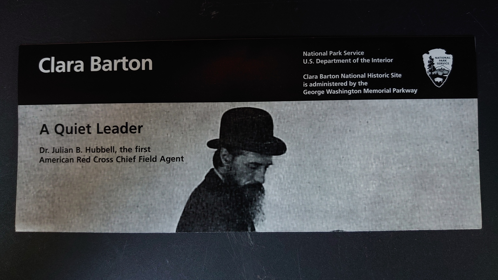 Official NPS Brochure Clara Barton National Historic Site Information Map Guide United States