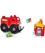 Mega Bloks - Fire Truck Rescue Building Set - Red- With Blocks - $36.45