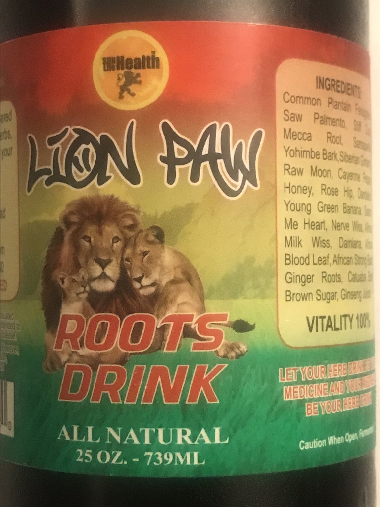 Lion Paw Super Herbal Tonic Natural Roots Drink No Chemical Or Alcohol Added New Food And Beverages