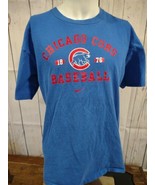 Men&#39;s Nike Baseball Blue Chicago Cubs 1876 Loose Fit T Shirt - Large ⚾⚾ - $13.99