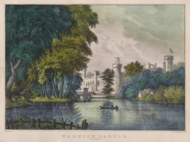 4616.Warwick castle.boats on avon river.rowboats.POSTER.decor Home Office art - $13.86+