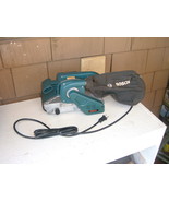 BOSCH 1273DVS CORDED 4&quot; X 24&quot; VARIABLE SPEED BELT SANDER WITH BAG &amp; NEW ... - $285.00