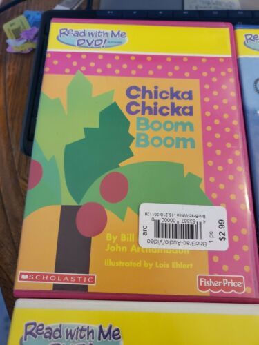 Scholastic Chicka Chicka Boom Boom READ WITH ME DVD Software Fisher Price 