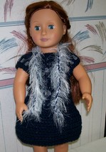 American Girl Boa, Crochet, Handmade, 18 Inch Doll - $8.00