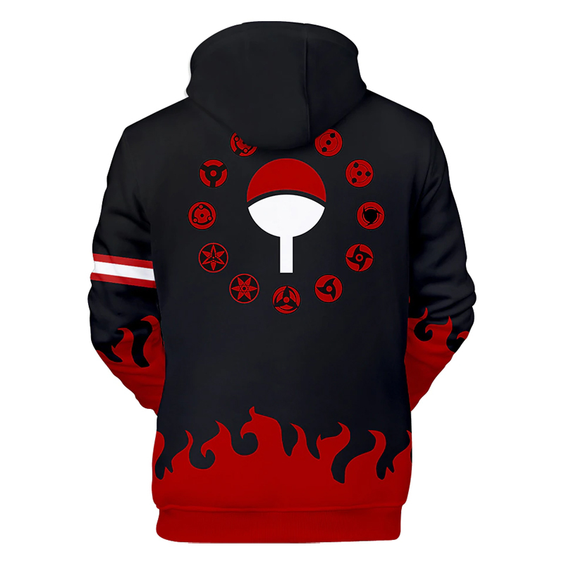 Naruto Shippuden Uchiha Clan Sharingan Eye All Over Hoodies Sweatshirts ...